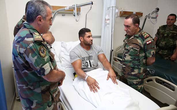 ملاك: تفقد العسكريين الذين أصيبوا في عرسال