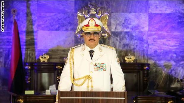 بالفيديو: بعد 3 سنوات من حرب بلاهوادة.. حفتر يعلن  تحرير بنغازي من داعش