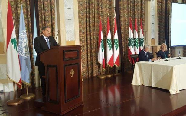 في حفل إطلاق «مشروع السياسات الوطنيّة للتخطيط المدني»
فرعون : لبنان لا يضع شروطاً لعودة النازحين
ويتعاطى إيجاباً مع كلّ من يُساعده في تحمّل هذا العبء