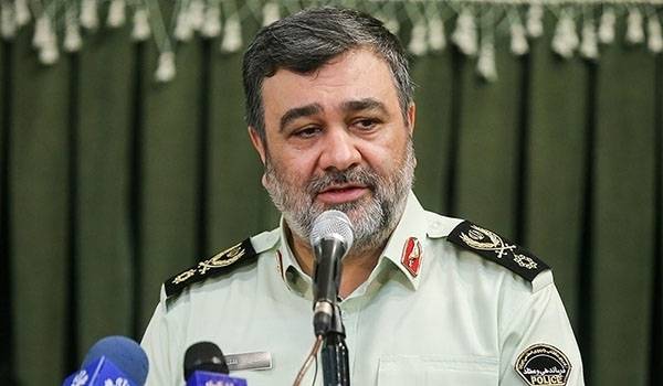 قائد الامن الداخلي الايراني يؤكد أن الوضع الامني في البلاد ممتاز