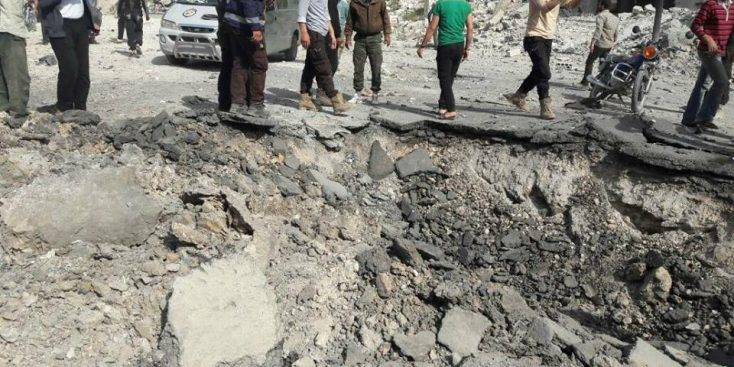 انفجار سيارة مفخخة في مدينة "معرة النعمان" في ريف إدلب الجنوبي