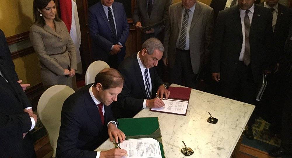 توقيع اتفاق المنطقة الصناعية الروسية في مصر في سبتمبر المقبل
