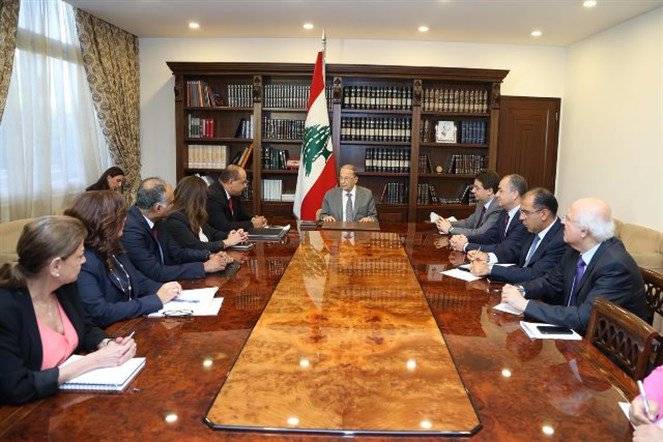 الرئيس عون لوفد البنك الدولي: لبنان في صدد اطلاق خطة اقتصادية شاملة تتضمن رؤية مستقبلية لتعزيز قطاعات الانتاج