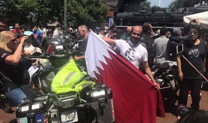 سافر من لندن إلى بكين على دراجته النارية!
