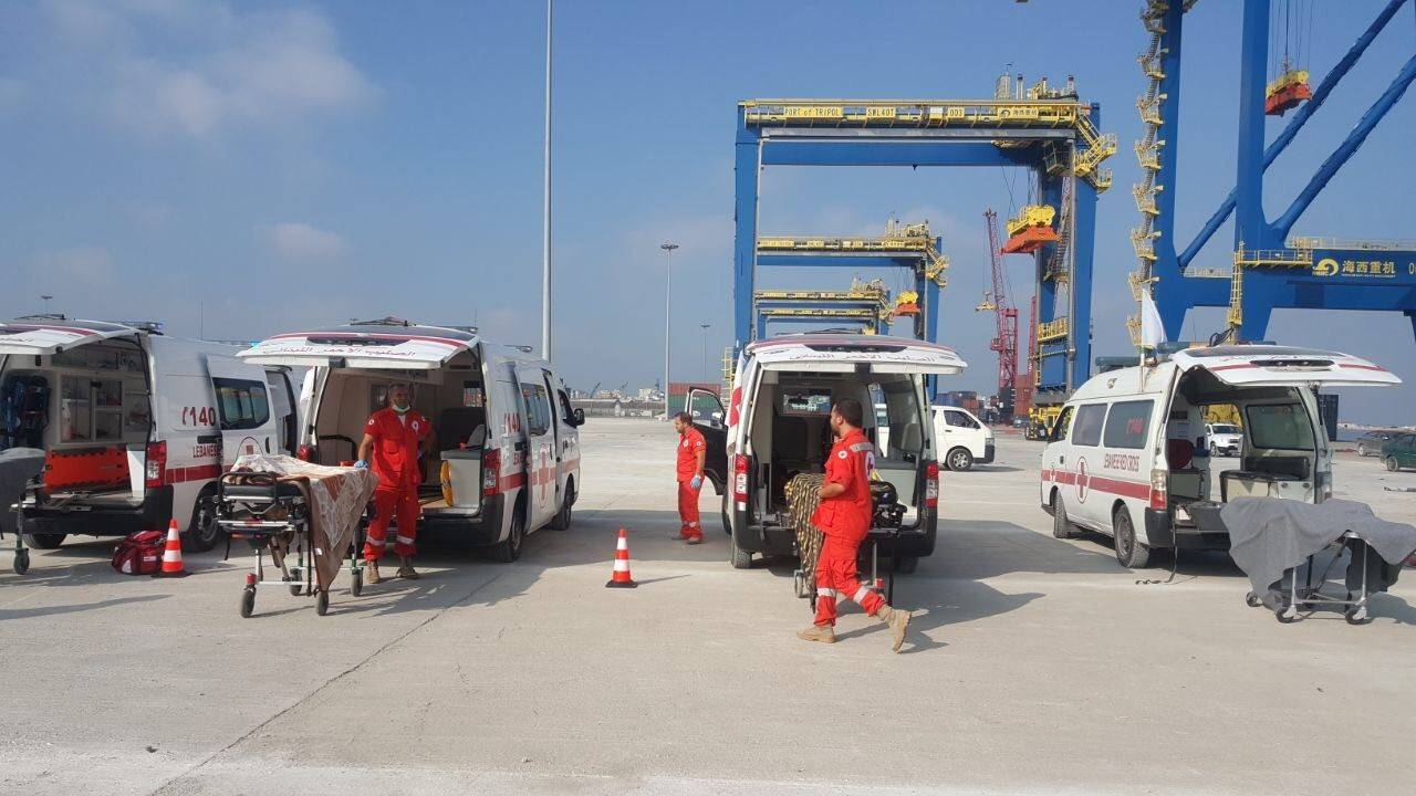 الصليب الأحمر يستعد للكوارث.. هذا ما يجري في مرفأ طرابلس!
