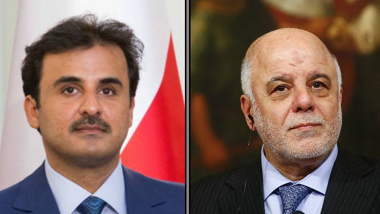 تميم مهنئا العبادي بانتصارات الموصل: مستعدون للوقوف معكم ودعمكم