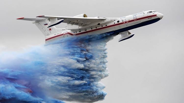 مقارنة بين طائرة BE-200 البرمائية الروسية و 415 Bombardier الكندية (ماكس 2017)