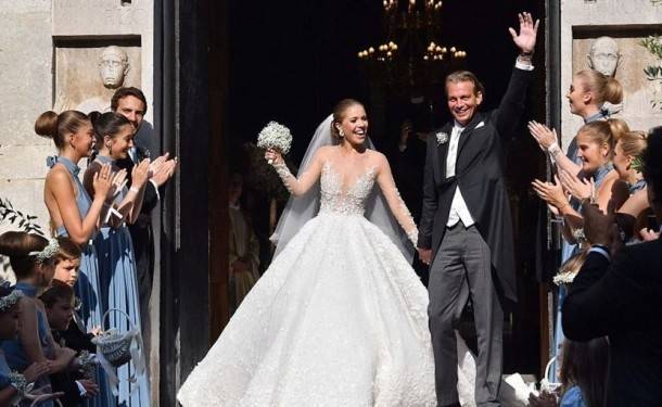 أين قضت وريثة swarovski شهر عسلها؟
