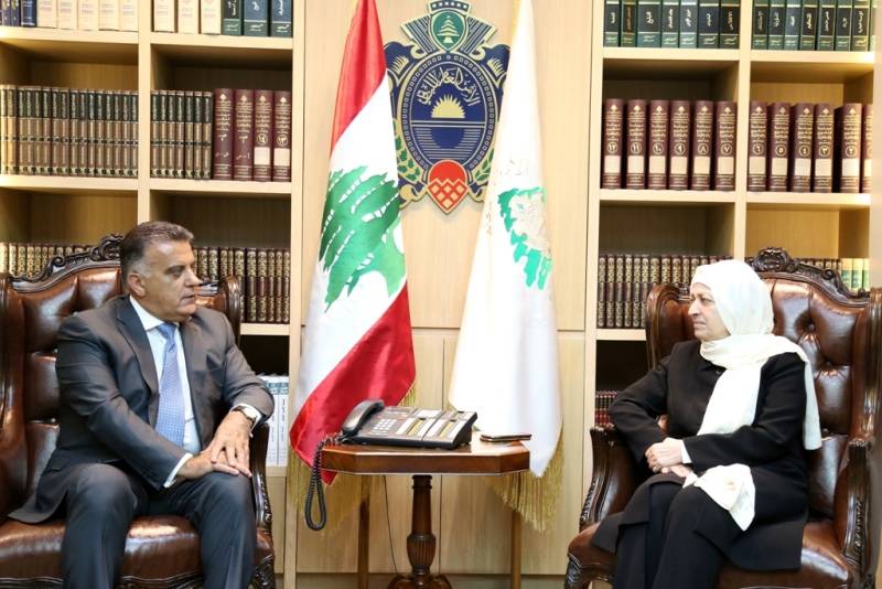 اللواء ابراهيم استقبل النائب بهية الحريري