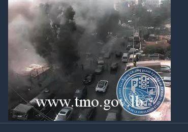 سحب الدّخان تتصاعد على بولفار كميل شمعون!