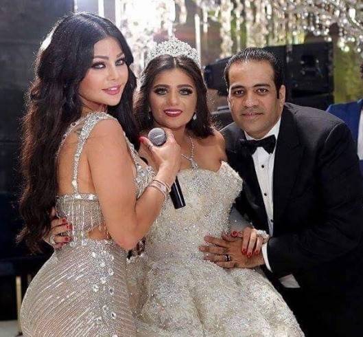 بالصور: زفاف أسطوري لرجل أعمال.. وهيفا تخطف الأنظار