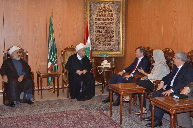 قبلان استقبل شورتر: اسرائيل مصدر الخطر والعدوان في المنطقة