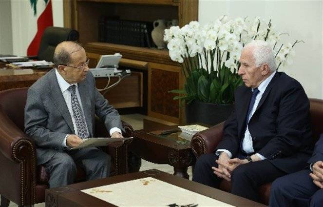 رئيس الجمهورية تسلّم رسالة خطية من الرئيس الفلسطيني محمود عباس