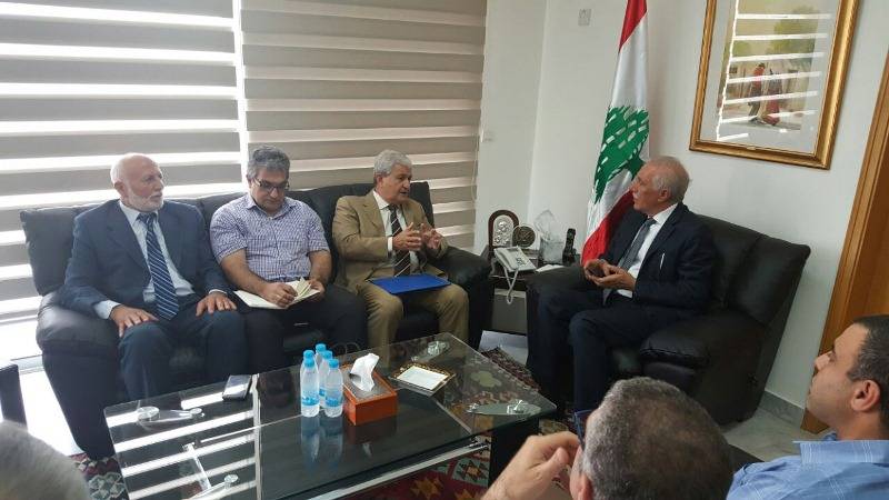 زعيتر بحث مع شقير في حماية أحراج الصنوبر