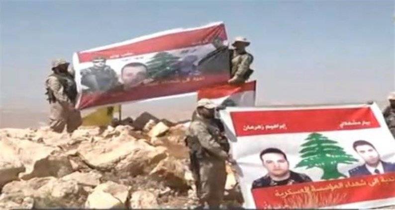 رايات جديدة لشهداء الجيش يرفعها عناصر حزب الله