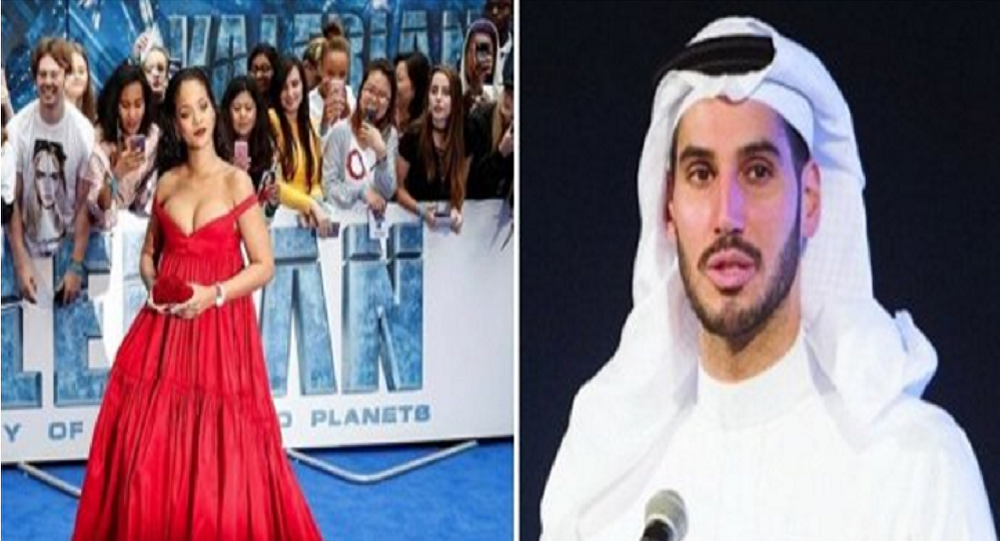 جمهور ريهانا يتكهن أنها حامل من صديقها السعودي