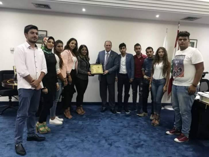 الجراح بحث مع وفد من الحزب "اللبناني الواعد" هواجسهم الجامعية