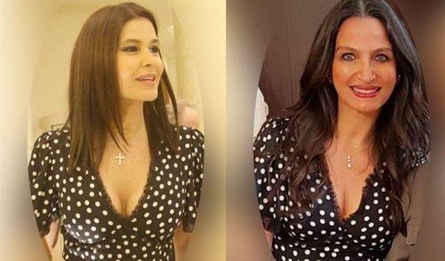 بالصور: "الفستان" يجمع بين ميريام وستريدا.. فمن الاجمل؟!