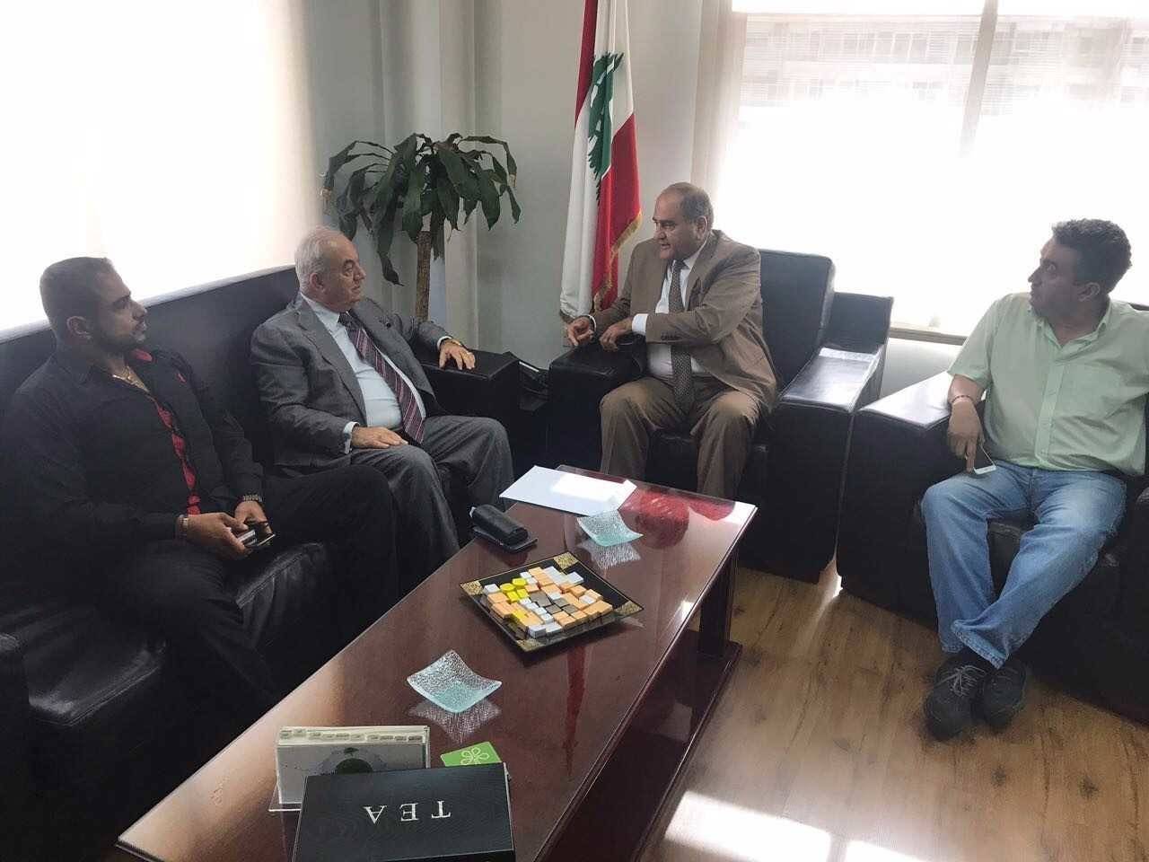 الخطيب التقى رئيس بلدية تنورين والنقيب الشامي