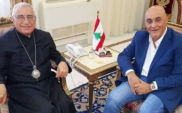 العبسي استقبل دافيد عيسى
