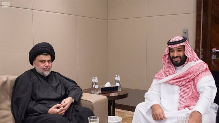 الأمير محمد بن سلمان يستقبل مقتدى الصدر