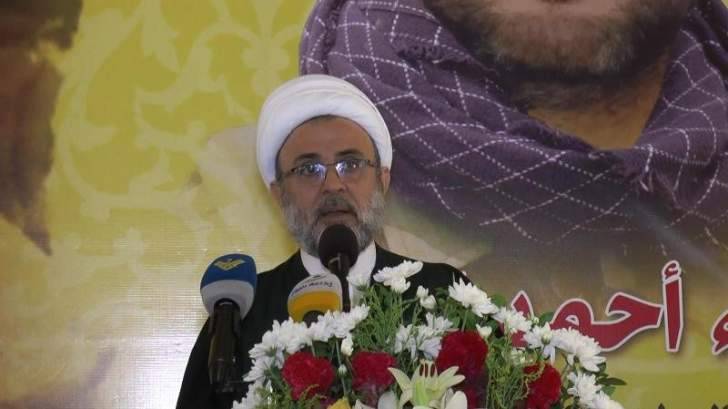 قاووق: المعركة ضد الإرهاب لم تنتهِ بعد لأن داعش تحتل أراضٍ واسعة من الوطن