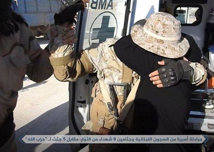 النصرة تنشر الصورة الأولى لميادة عيوش بعد عملية التبادل