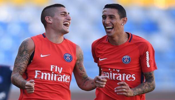 برشلونة يشترط فيراتي أو دي ماريا لإنقاذ سان جيرمان