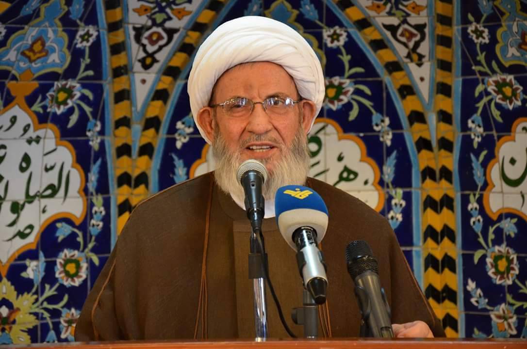 الشيخ يزبك: لبنان يصان ويستمر بالمعادلة الثلاثية الذهبية