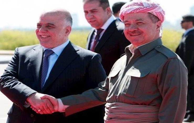 كردستان تنفي توجيه بارزاني "رسالة تهديد" للعبادي