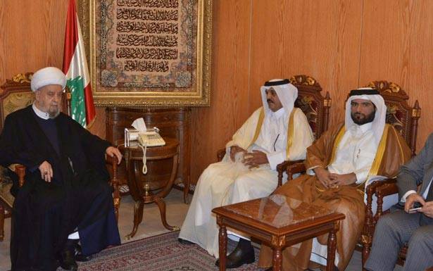قبلان استقبل سفير قطر : لحلّ المشاكل في العالم العربي بالحوار