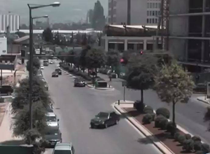 بالفيديو : حادث مروري  على جادة شفيق الوزان