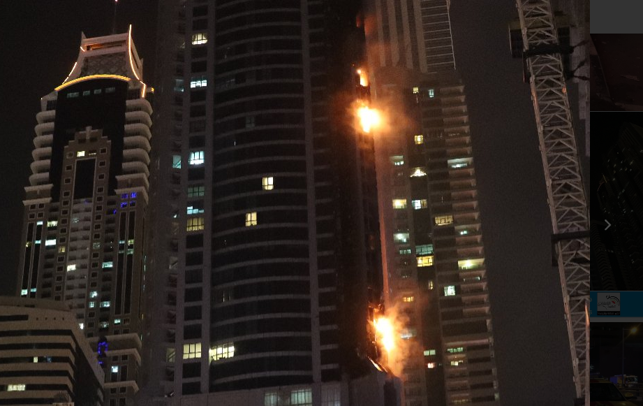دبي: احتراق 38 شقة من 676 في حادث برج الشعلة