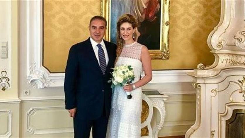زواج ابنة ميشال فرعون مدنيًا في فيينا... إليكم إطلالتها بالصور