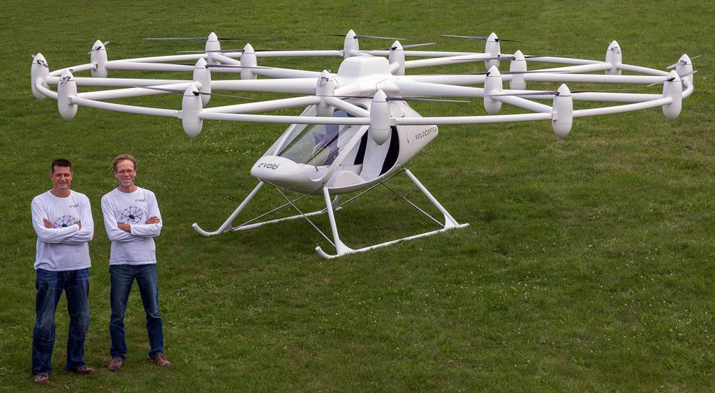 Volocopter سيصبح حقيقة.. 25 مليون $ لإنتاج التاكسي الطائر