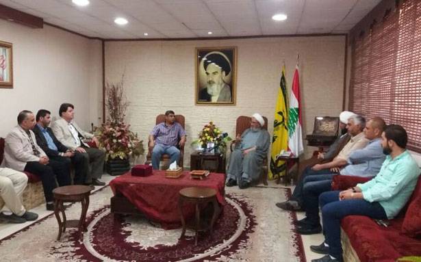 يزبك التقى وفداً من القومي