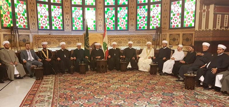 دريان استقبل وفدا من علماء بعلبك الهرمل