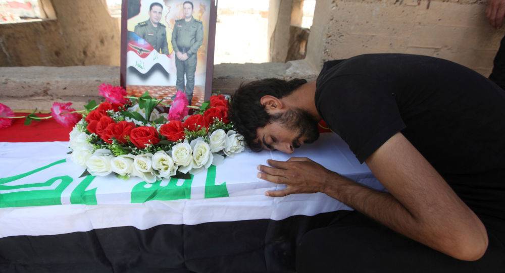 البصرة تستقبل جثامين 9 من الحشد الشعبي طالهم قصف أمريكي يوم أمس