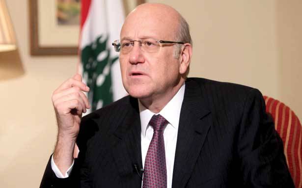 دولة الرئيس ميقاتي أبرق الى شارل أيوب معزياً بوفاة يوسف الحويك