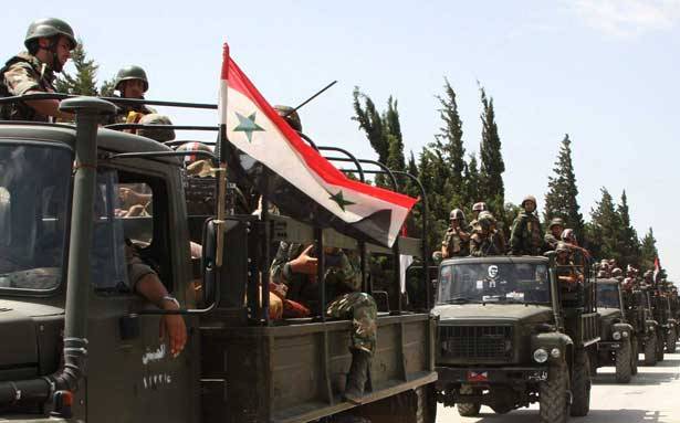 الجيش السوري سيطر بطول 30 كيلومتراً من الحدود مع الاردن