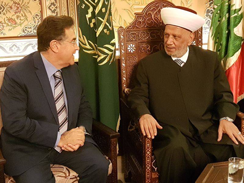 نقولا تويني من دار الفتوى: ترشيد الإدارة ووقف الهدر يحققان إيرادات جيدة للسلسلة