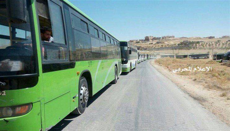 بالصورة- مسار حافلات "سرايا اهل الشام" من عرسال الى القلمون!