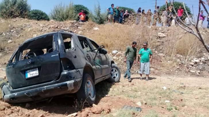 قتيلة و5 جرحى بحادث سير في كفردبش البقاعية