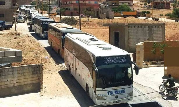 المرحلة الثانية لترحيل سرايا أهل الشام لريف دمشق تبدأ اليوم بعد وصول الحافلات الى جرود عرسال