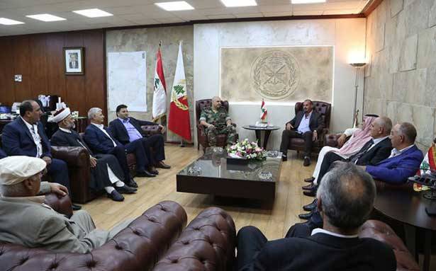 إستقبالات قائد الجيش