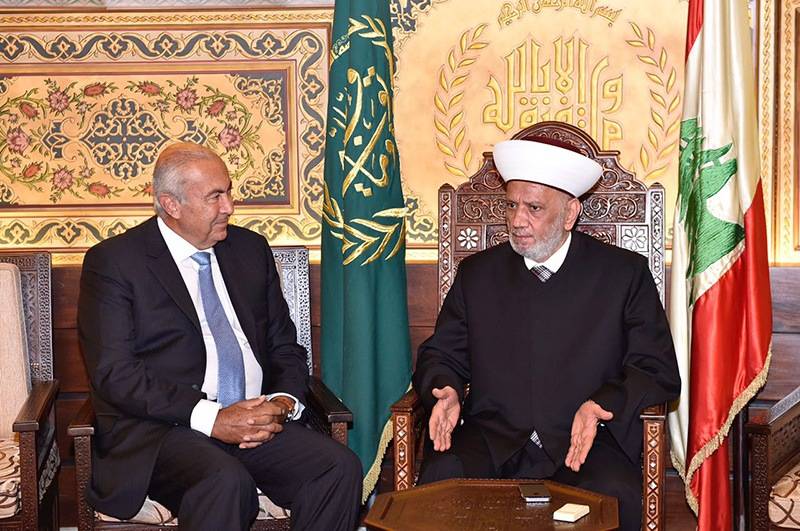 مفتي الجمهورية استقبل مخزومي ووفدا من حركة أمل