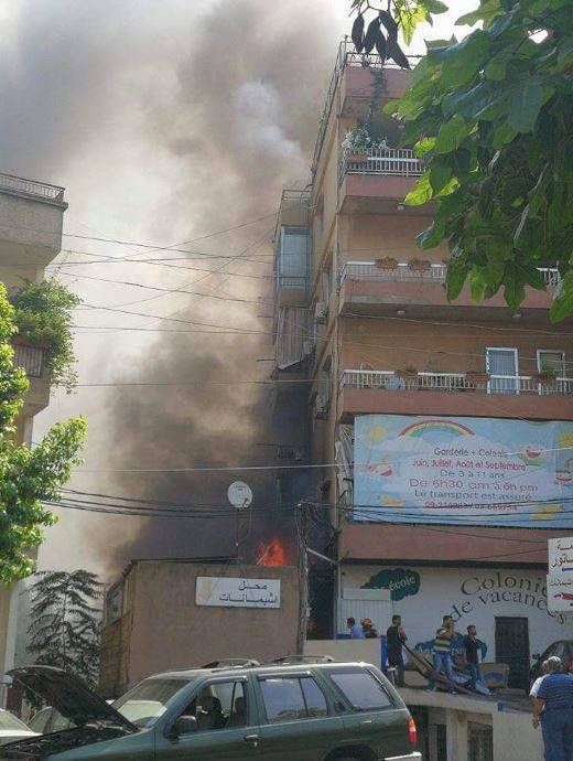 بالصور.. في ذوق مكايل..حضانة أطفال تنجو من كارثة!