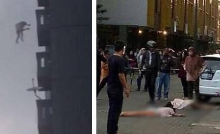 فيديو مروع: انتحار شقيقتين من أعلى برج.. بسبب رجل!