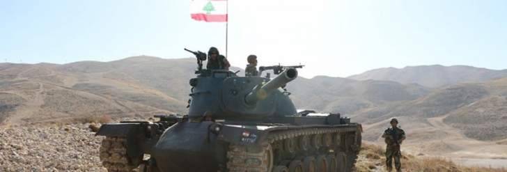 قصف متقطع للجيش في رأس بعلبك