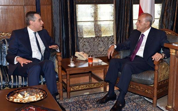 برّي استقبل سفير إسبانيا الجديد